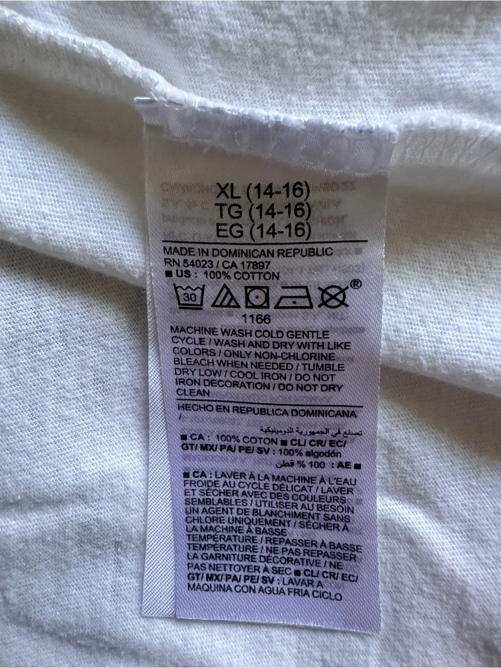 Old Navy White Graphic Tee with Green Tropical 'Aloha' Print